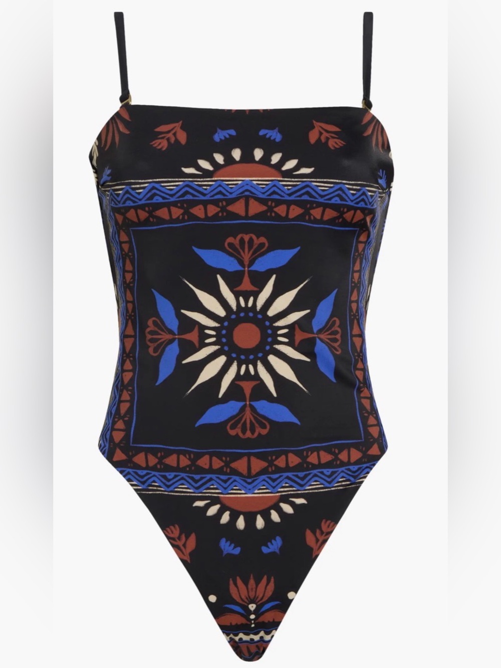 NWT Vitamin A Mila One-Piece Swimsuit With Removable Straps in Color: La Sol